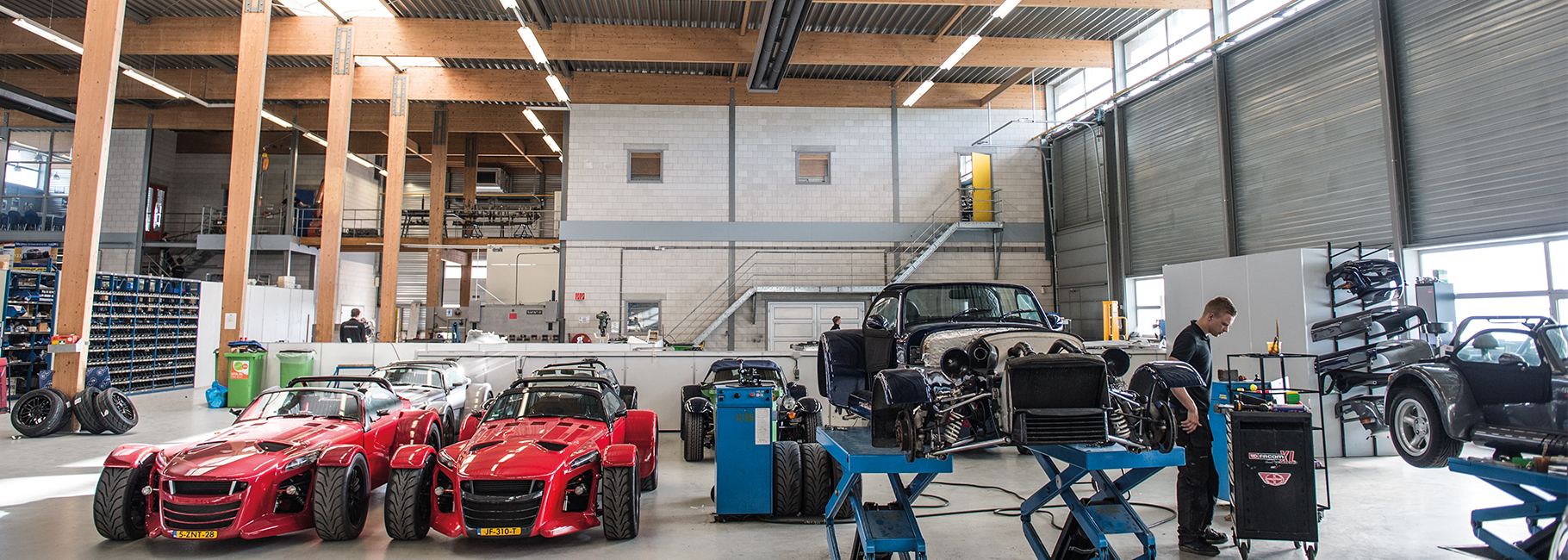 Montageruimte Sportwagenfabrikant Donkervoort