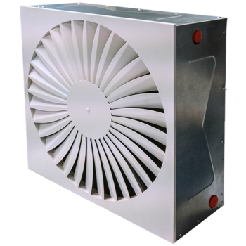 LDA SWIRL water-supplied air heater