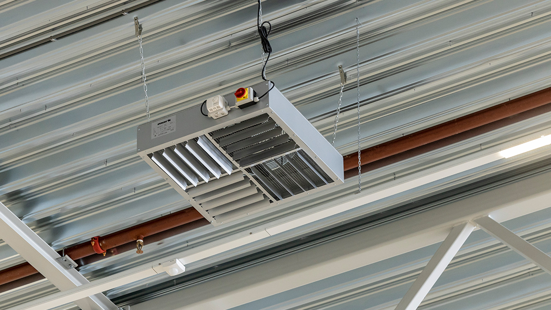 The ECOFAN W transports the warm blanket under the roof to the occupied area. As a result, the room heats up more quickly, and gas consumption can in some cases be reduced by up to 30%.
