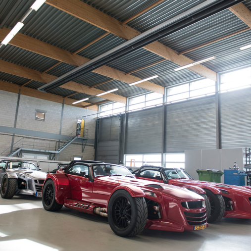 Donkervoort heated by radiant tube heaters from Mark