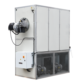 L-TYPE vertical or horizontal air heater