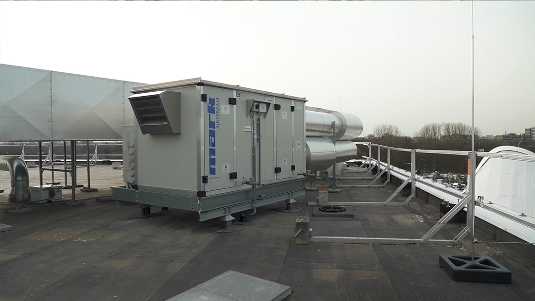 Heat recovery units for new shopping center in Leidschendam