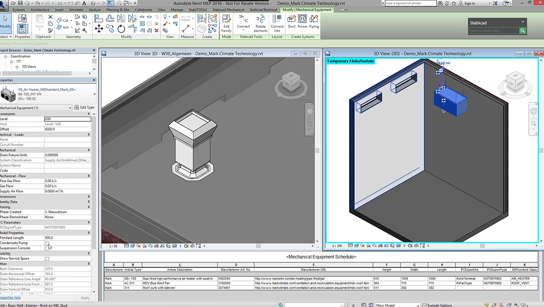 The 3D models of Mark Climate Technology