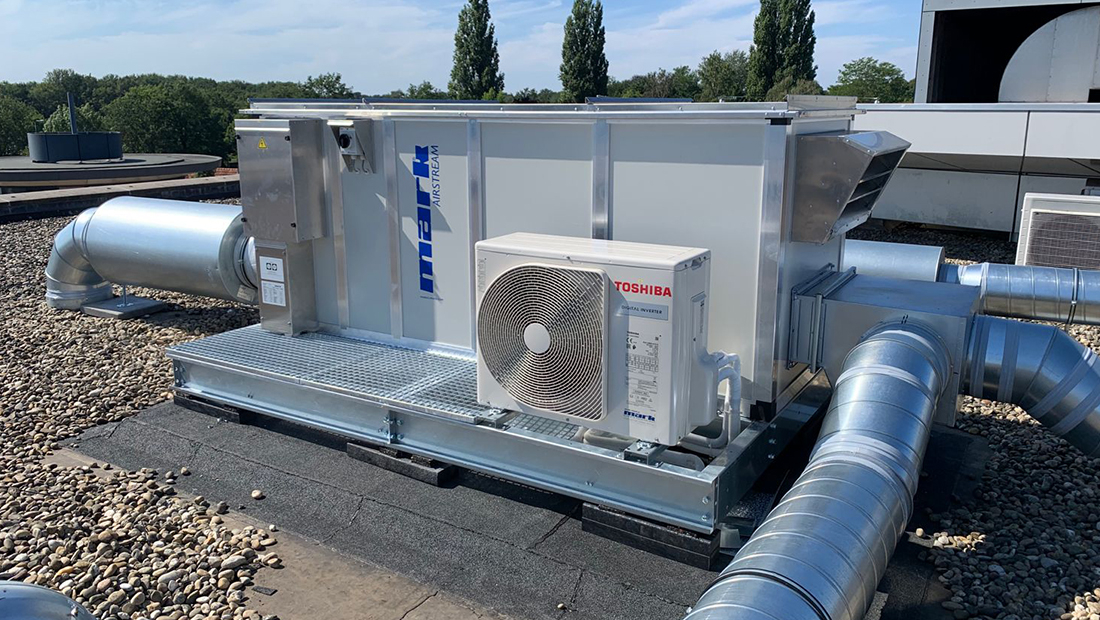 By using DX heat pumps, it is not only possible to ventilate, but also to cool and heat in a sustainable way.
