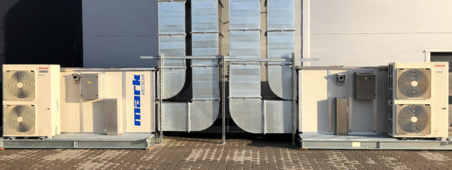 Plug & Play air handling units with integrated heat pump