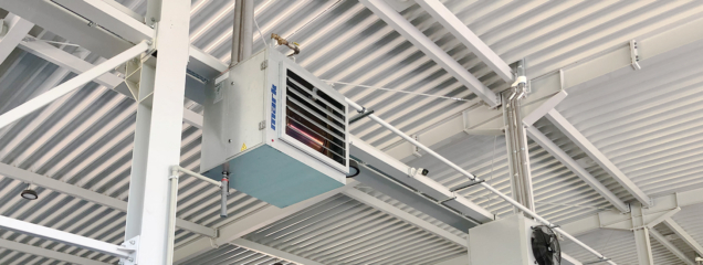 No condensate drain for a Mark GS+ high efficiency air heater available?