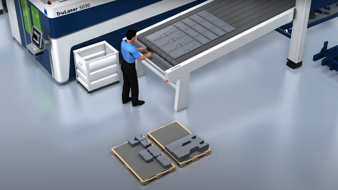 With the arrival of the new production machines, the capacity of our pre-production department is doubled.