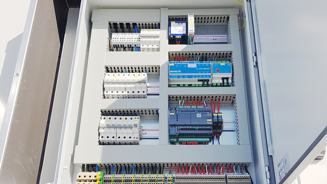 For efficient and proper operation, the units are equipped with a fully integrated control: the OJ-Air2 control.