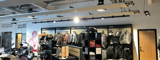 Radiant panels heat West Coast Motors showrooms