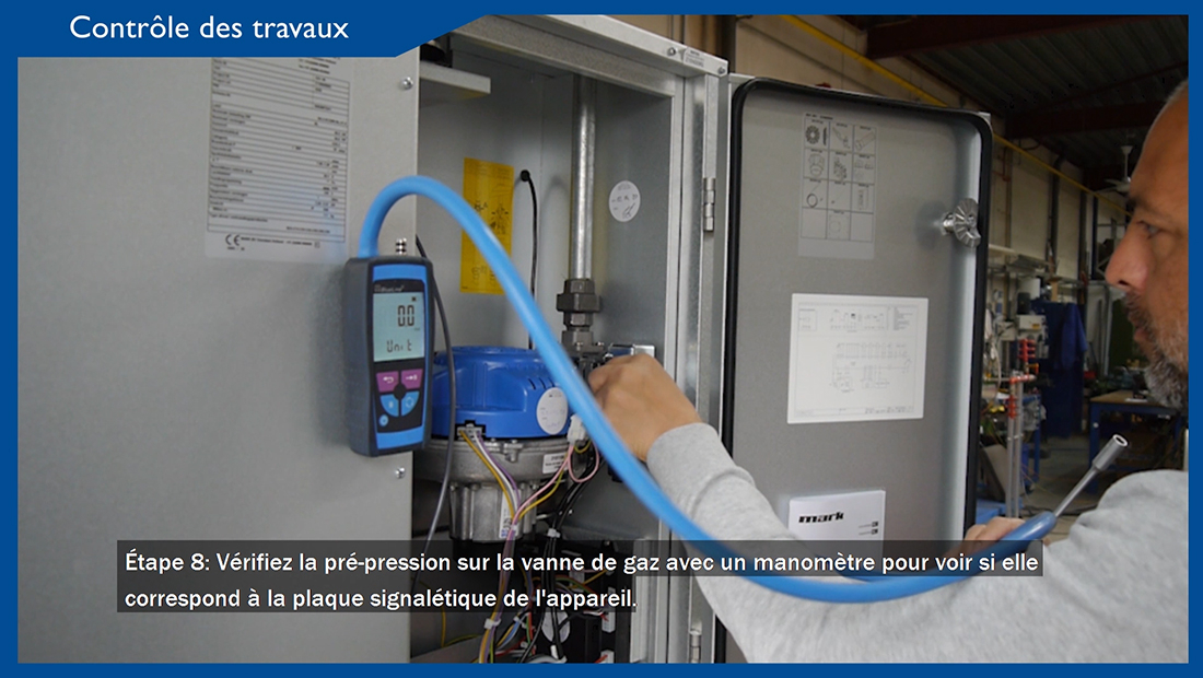 Regardez ci-dessous le tutoriel vidéo pour la mise en service d’un aérotherme alimenté au gaz Mark GS+ (type 35 - 150).