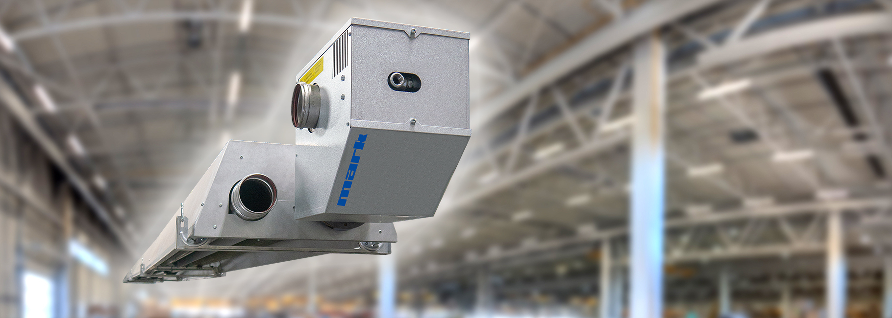 The Mark Infra HE high efficiency radiant tube heater