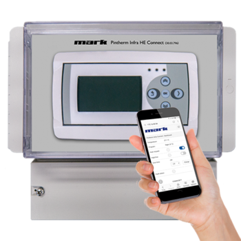 PinTherm Infra HE Connect digital temperature control