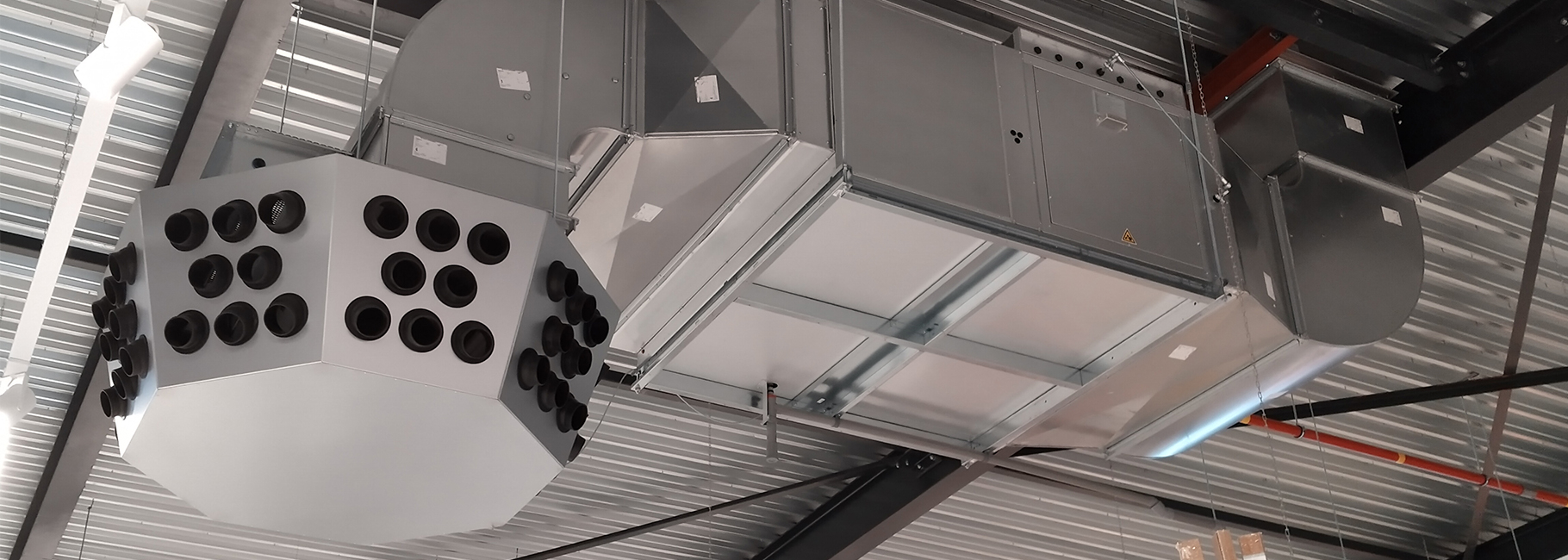 A Mark GC+ air heater with hexagonal air distribution system