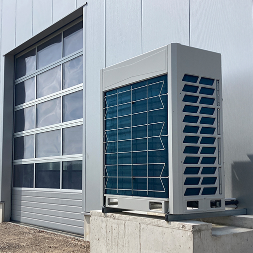 Heat pump air heating