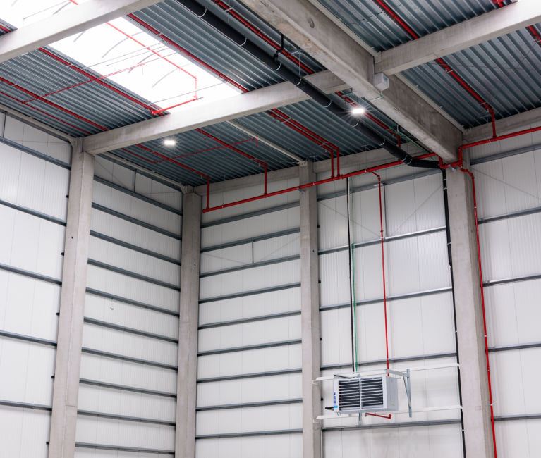 Gleichmäßige Wärmeverteilung für große Hallen