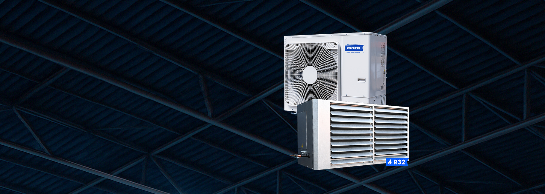 Mark Mistral MDX 30/60 Wärmepumpenanlage Mark Mistral MDX 30/60 Wärmepumpensystem für energieeffizientes Heizen und Kühlen